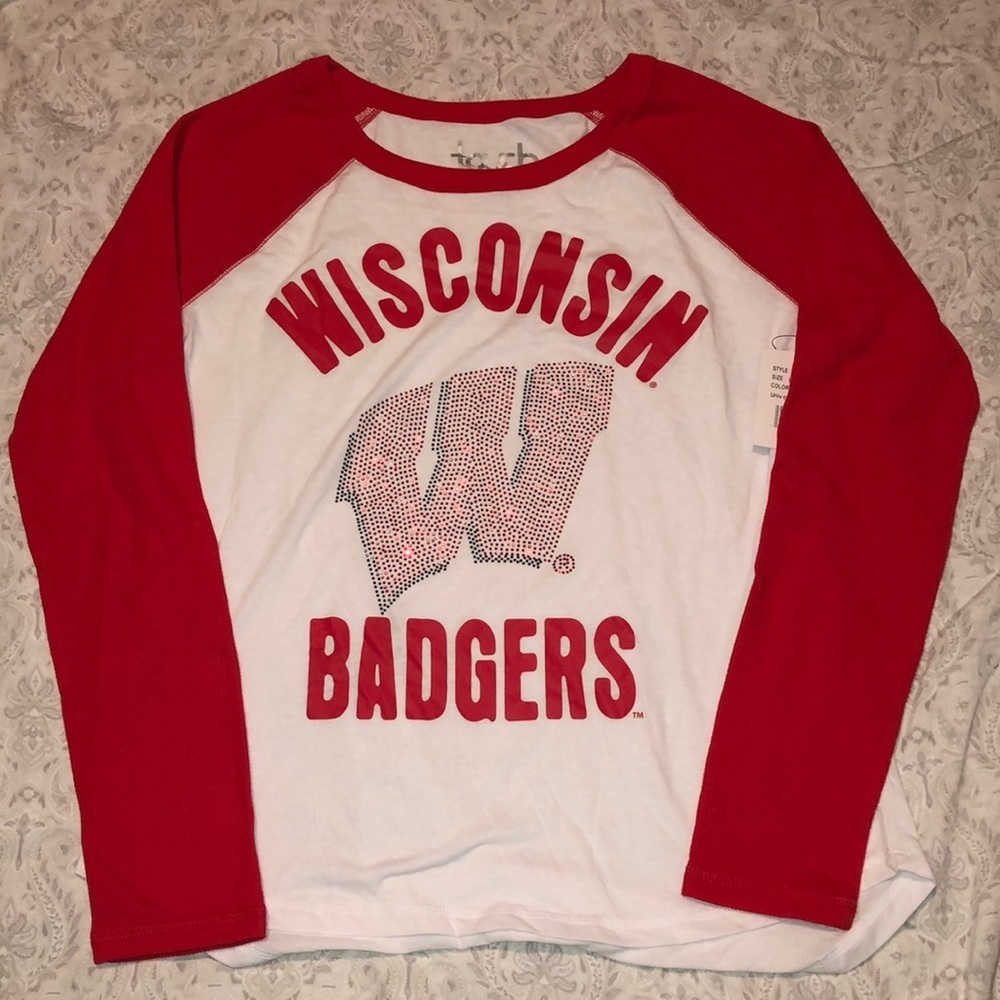 [TOUCH STADIUM] Wisconsin Badgers Long Sleeve T-Shirt NWT